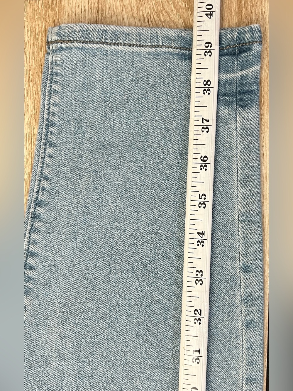 LOFT Women’s Size 14 / 32 US High Rise Curvy Skinny  Stretch Jeans Blue Denim - Picture 11 of 16